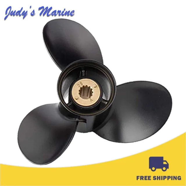 10 7/8 x 11 Outboard Propeller For Mercury 25-70HP 13 Spline Tooth,RH