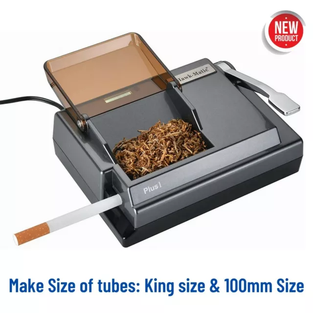 Electric Cigarette Injector Smoke Tube Tobacco Rolling Machine for Regular/100mm