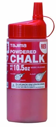 Tajima PLC2-R300 Red Ultra Fine Snap Line Chalk, with easy fill nozzle 10.5 oz