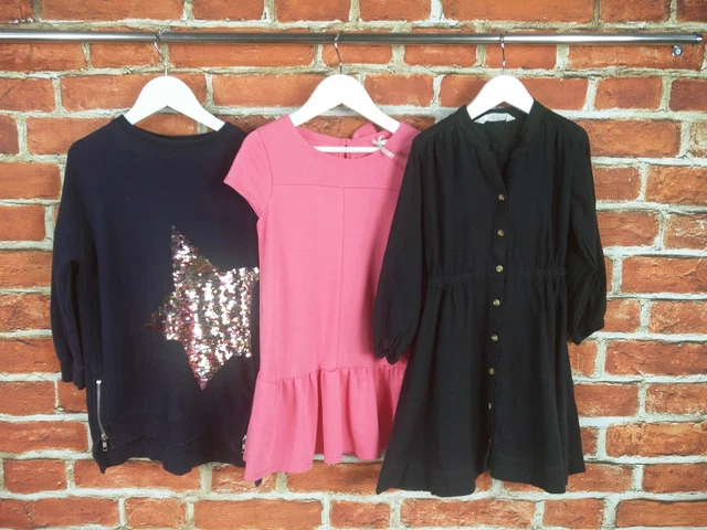Girls Bundle Age 4-5 Years Next H&M Dress Set Pretty Party Jumper Star Zip 110Cm