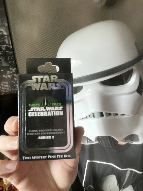 Star Wars Celebration 2023 Mystery Blind Box Clone Trooper Helmet Pin Set Sealed