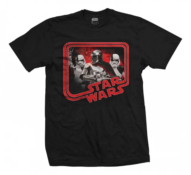 Bravado - Star Wars  Episode 8 Phasma Retro T-Shirt - Schwarz