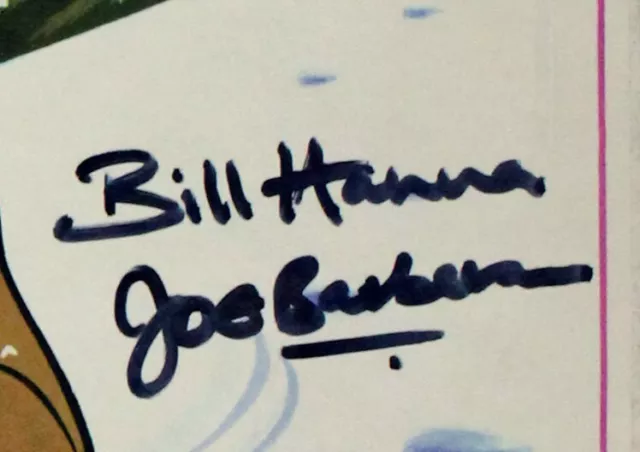 Álbum firmado de Bill Hanna & Joe Barbera Scooby Doo 2