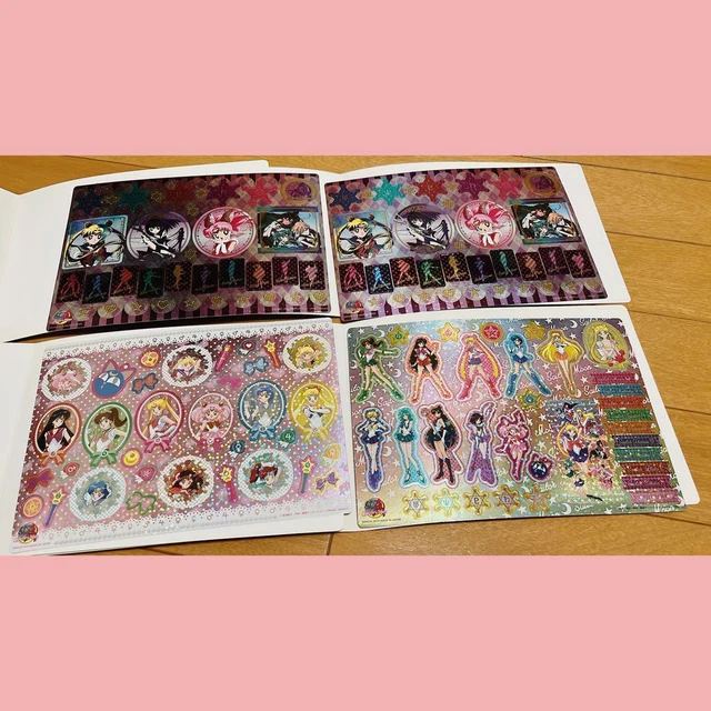 Set   Sailor Moon Metal Sheet Sticker
