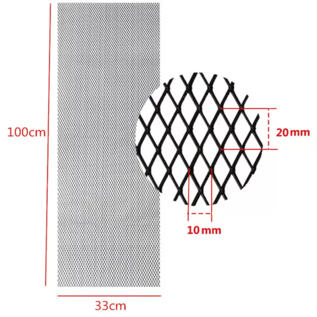 Car front aluminum mesh grille grille mesh bumper fender hood vents