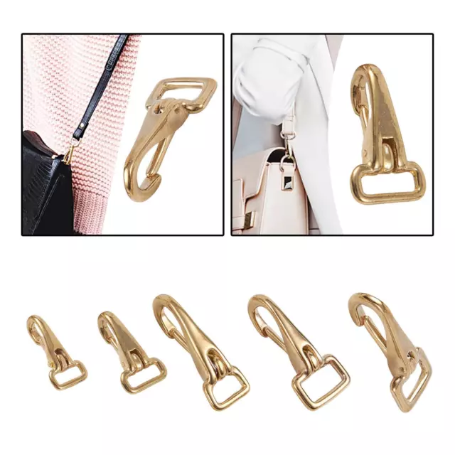 Brass Lobster Clasps Clips Carfts Snap Hook Halter Snap Hooks for DIY Sewing