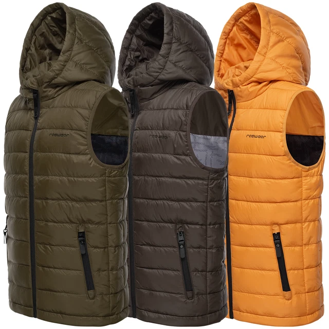 Ragwear Bambini Ragazzi Giacca Gilet Trapuntato Caldo Foderato Semmy