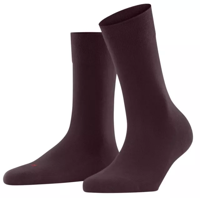 Falke Womens Sensitive London Socks - Burgundy