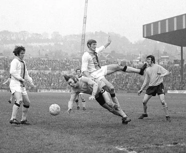 Crystal Palace meet Sheffield Utd in a Football League Divisio- 1971 Old Photo