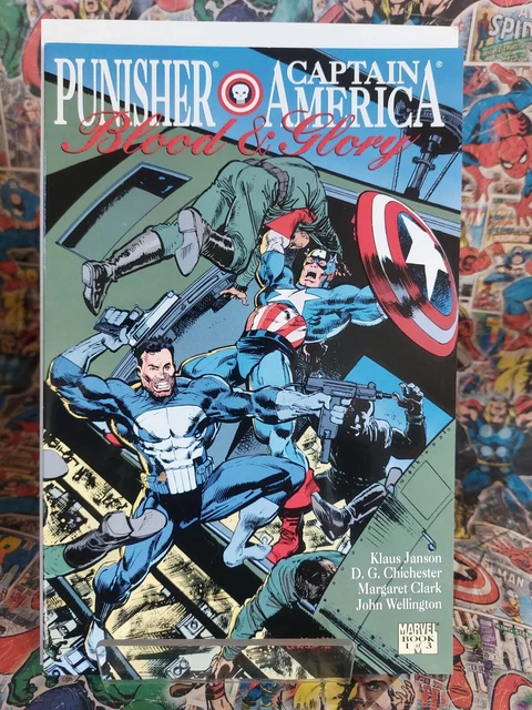 Punisher  Captain America: Blood & Glory #1-3  NM Complete Set MARVEL