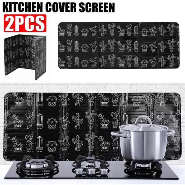 Kitchen Screen Cover Cooking Shield Splash Guard Frying Foil Oil Anti Splatter