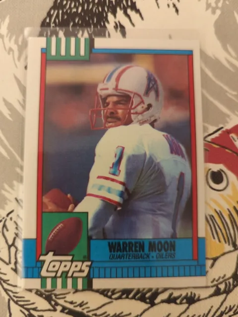 Warren Moon 1990 Houston Oilers Card