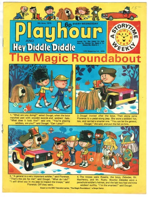 Playhour & Hey Diddle Diddle comic 8th June 1974 - 'A Storytime Weekly' - Combin