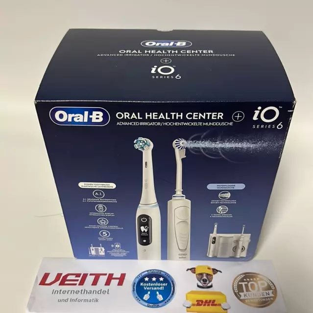 Oral-B Oral Health Center Munddusche mit Oxyjet-Technologie für Zahnreinigung, 2