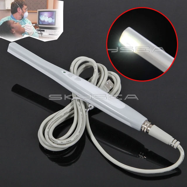 Dental Intraoral Camera Oral Digital Camera Imaging 6-LED USB 2.0 Sheath Sleeves