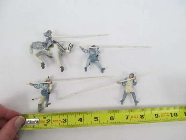 Hand Painted Toy Soldiers Lead Metal Medieval Knights Prussian Lancers ?