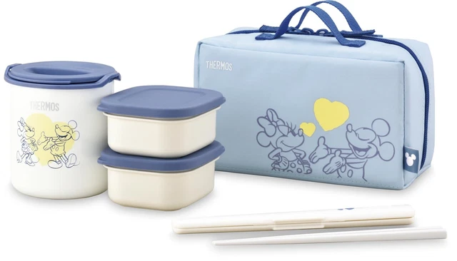 Thermos Thermal Lunch Box Approx. 0.6 Go Disney Blue Yellow DBQ-256DS BLY