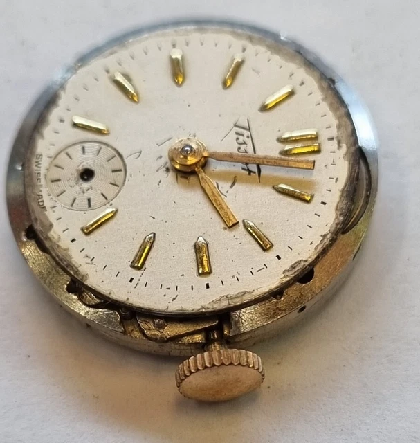 Montre Mécanique Suisse Tissot Femme Vintage - Calibre 11.7.1T2 - Pour Pièces Ou Restauration