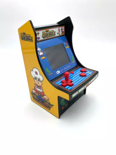 My Arcade Burger Time Mini Video Game Machine Cabinet Data East WATCH!