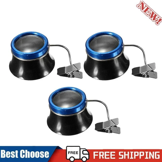 Clip-On Eyeglass Magnifier Loupes Magnifying Lens Watchmakers Repair Tool