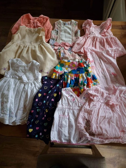 Baby girl bundle of clothes 9 to 12 months