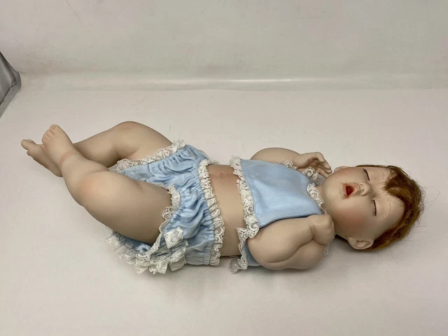 "Good As Gold" Porcelain Doll by Titus Tumesco for Ashton-Drake Original Box COA 3