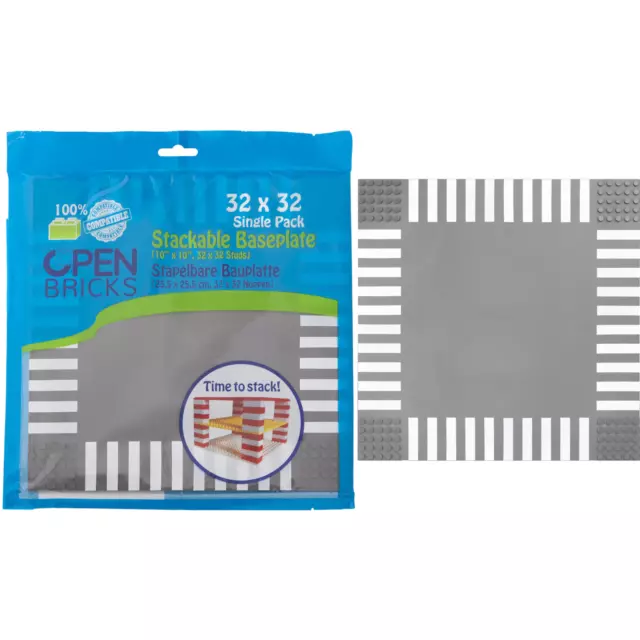 Plaques de construction briques Base Route Voitures planche de 26 cm Jeux Jouet