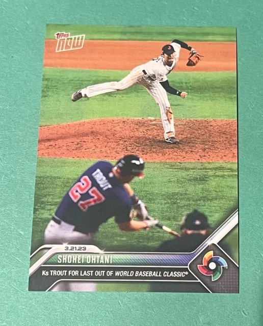 Shohei Ohtani Jersey 2023 Topps Now World Baseball Classic