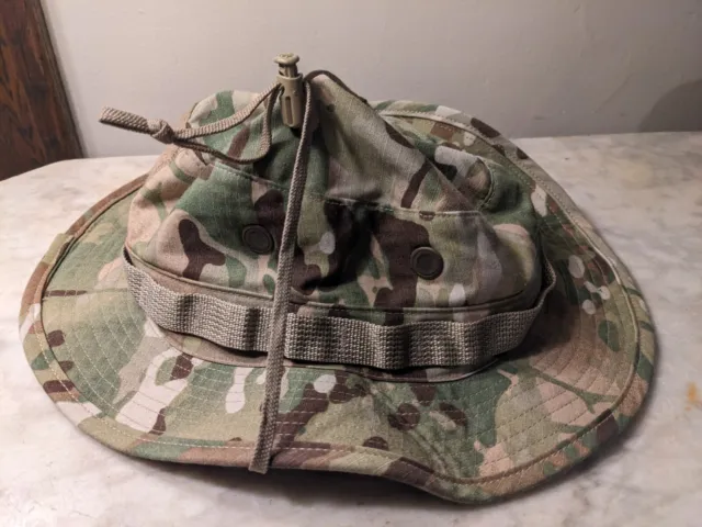 Boonie Hat Multicam OCP Camo Ripstop Vented Shell Loops Rothco SZ 6 7/8