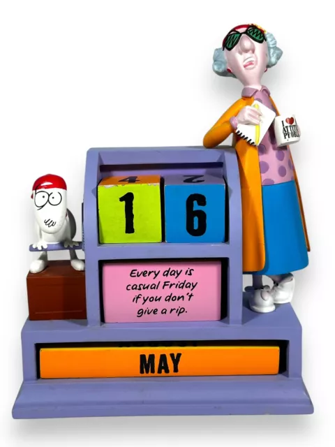 Hallmark MAXINE Flip-Off Book Perpetual Block Calendar, Attitude Problem