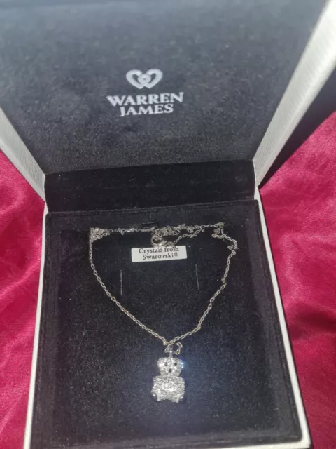 Swarovski heart necklace warren james clearance