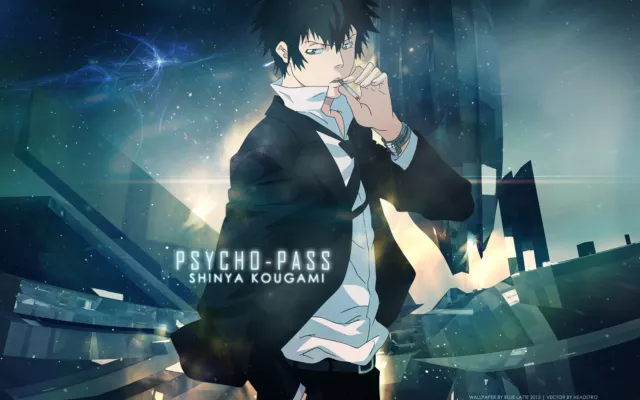 Anime psycho pass series shinya kougami psycho  Custom Playmat Mat Pad