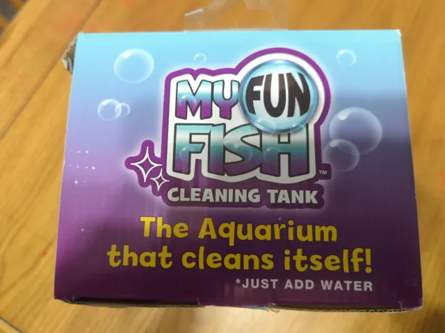 As Seen on TV My Fun Fish Beta Tank Aquarium Self Cleaning Never Been used 4