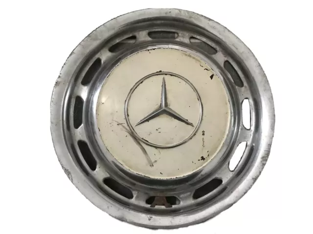 Genuine Mercedes Benz E200 E220 Classic Wheel Hub Cap 15” Chrome Plated Steel