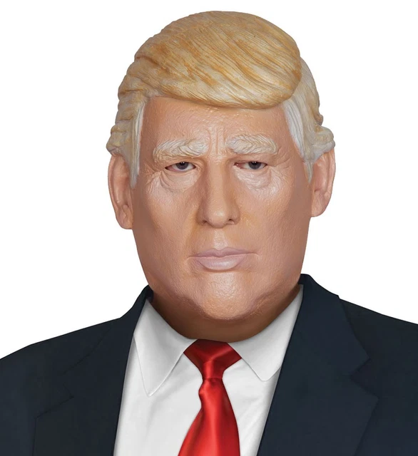 President Mask Adult Flesh Latex Full Overhead main image 0