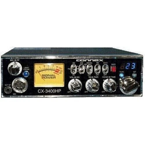 Connex CX3400HP 10 Meter Amateur Mobile Radio LED Changing Color Face Connex CX3400HP 10 Meter Amateur Mobile Radio LED Changing Color Face