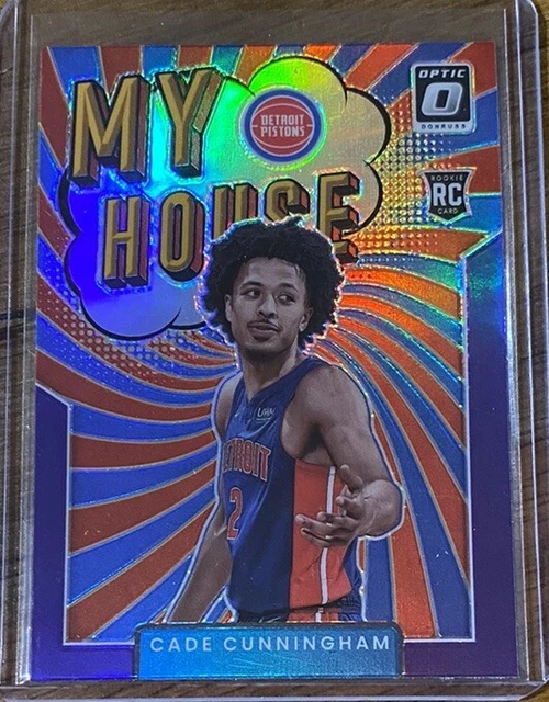 CADE CUNNINGHAM 2021-22 Donruss Optic My House Purple Prizm RC EUR 6,03
