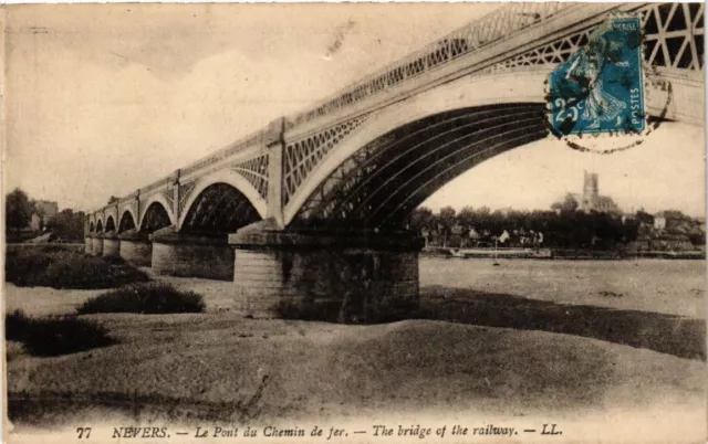 CPA NEVERS - Le Pont du Chemin de fer - The bridge of the railway (457300)