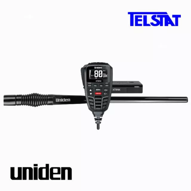 Uniden XTrak 80 OffRoad pack - UHF Radio  and ATX970S Heavy Duty Antenna