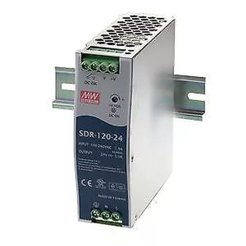 MEAN WELL SDR-120-12 120W 12V 10A Chapeau Rails Alimentation Électrique