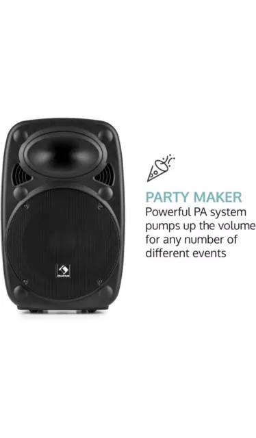 auna Streetstar - Mobile PA-Anlage (15" (38,1 cm) Subwoofer max. 1000 W) schwarz 3