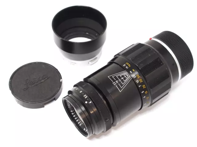 Leica Tele-Elmar 1 4/135mm M Telephoto Lens - Black