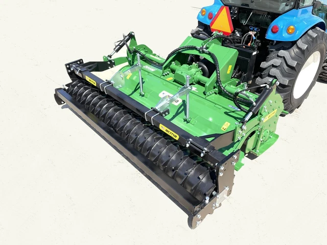 87" ACMA 220M Premium Rotary Tiller & XW Packer Roller: QH Compat 50-75HP G-Box!