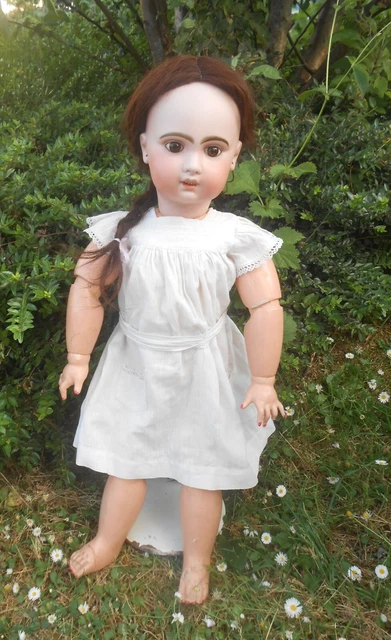 BEAU BB JUMEAU taille 12 bouche ouverte H 69 cm circa fin XIXème
