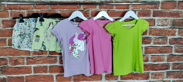Girls Bundle Age 7-8 Yaers Next M&S H&M Shorts Top T-Shirt Unicorn Sequin 128Cm