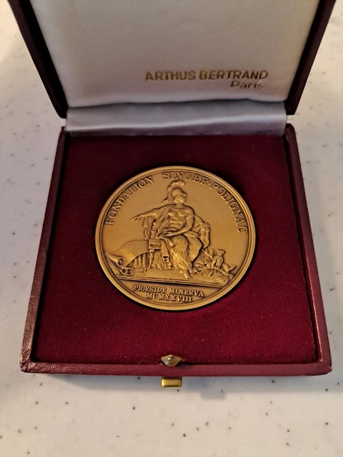 Médaille Arthus Bertrand Les Allégories Horae Vermeil