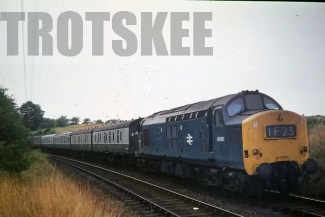 35mm Slide BR British Rail Diesel Loco Class 37 D6968 1973 Original