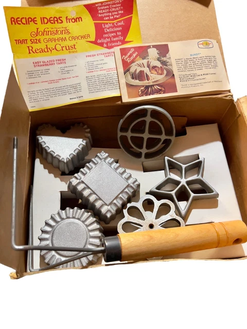 Vintage Nordic Ware Double Rosette & Timbale Iron Instant Cookies & Patty Shells