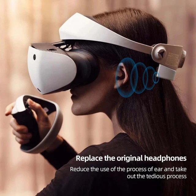 For PS VR2 Speaker 3.5mm Audio Interface Portable Helmet External Amplifier 300m