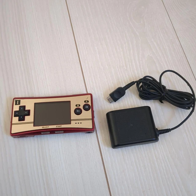 Nintendo Gameboy Micro Famicom Color 20Th Anniversary Model Console Tested
